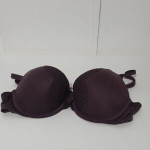 VICTORIA'S‎ SECRET Perfect Shape Elegant Purple Lace Bra